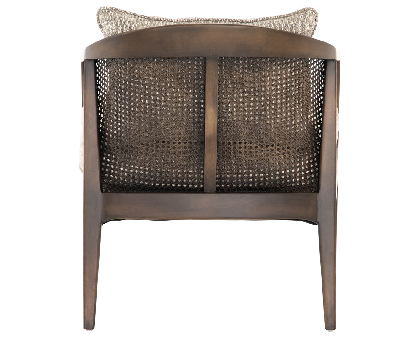 Honey Wheat Fabric with Burnt Birch Parawood | Alexandria Accent Chair | Valley Ridge Furniture