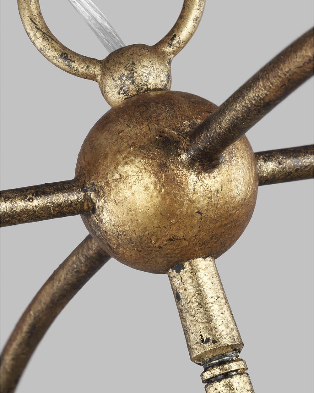 Antique Gild | Stonington Medium Lantern | Valley Ridge Furniture