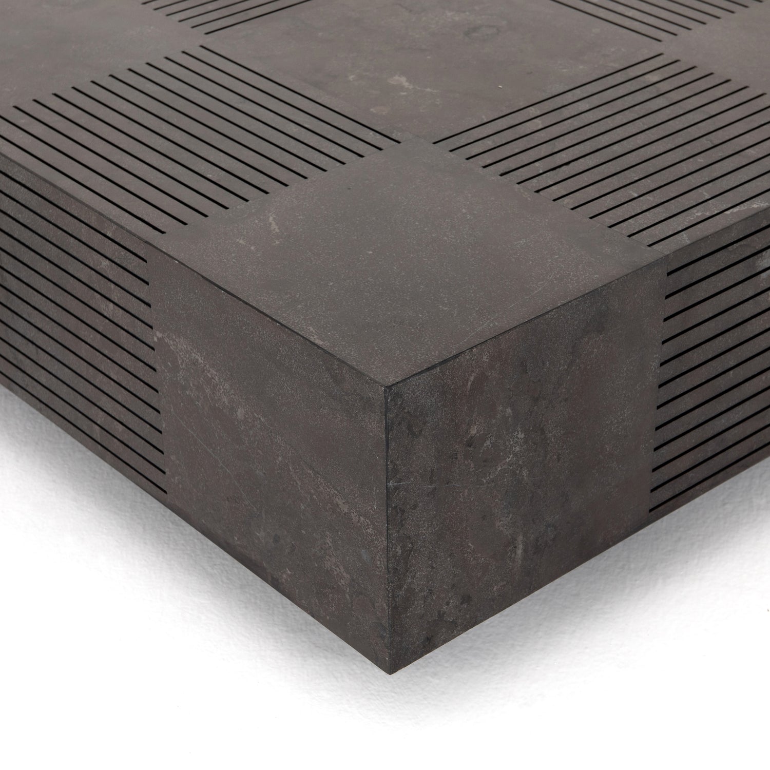 Bluestone with Jet Black Oak | Masera Rectangular Coffee Table | Valley Ridge Furniture