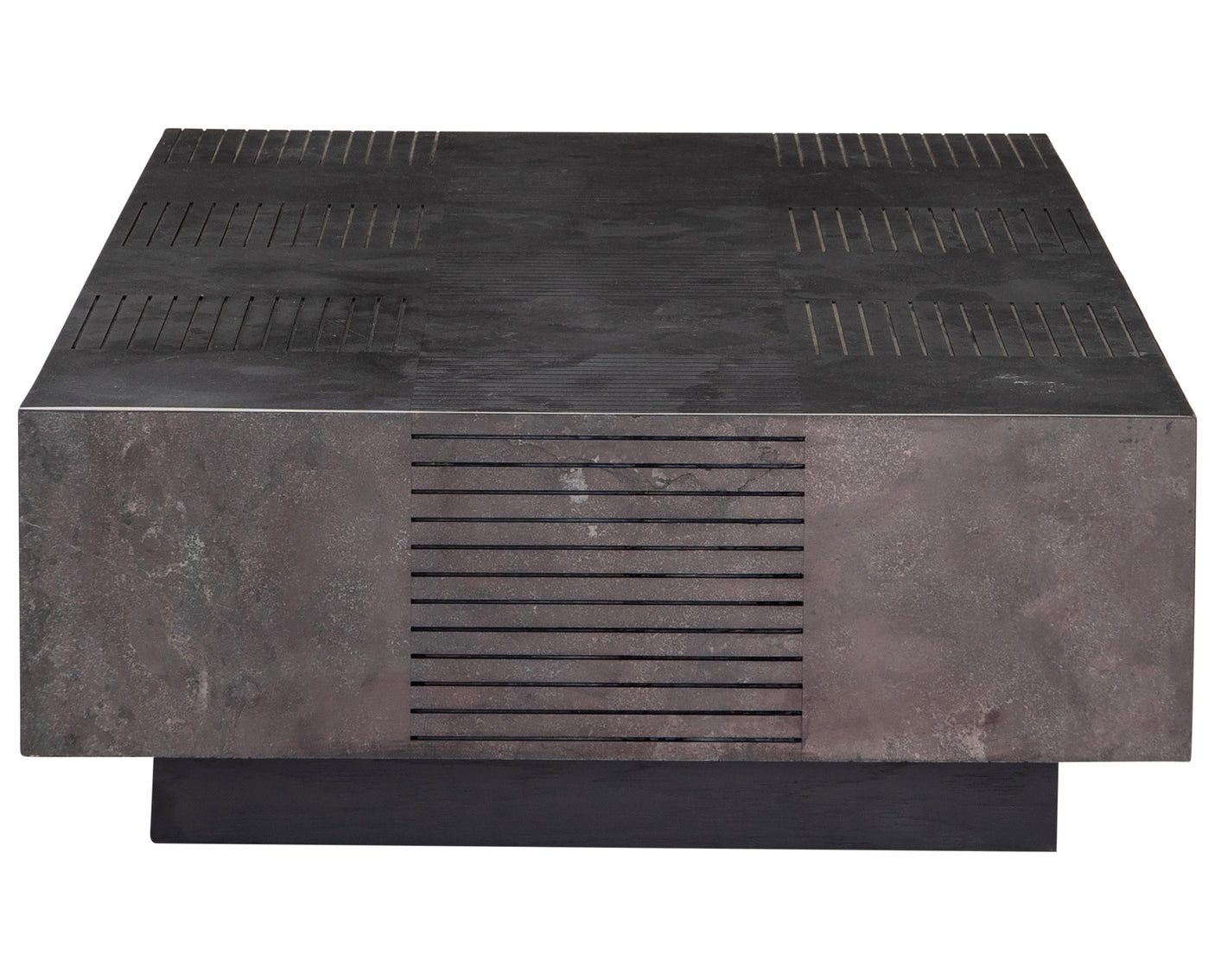 Bluestone with Jet Black Oak | Masera Rectangular Coffee Table | Valley Ridge Furniture