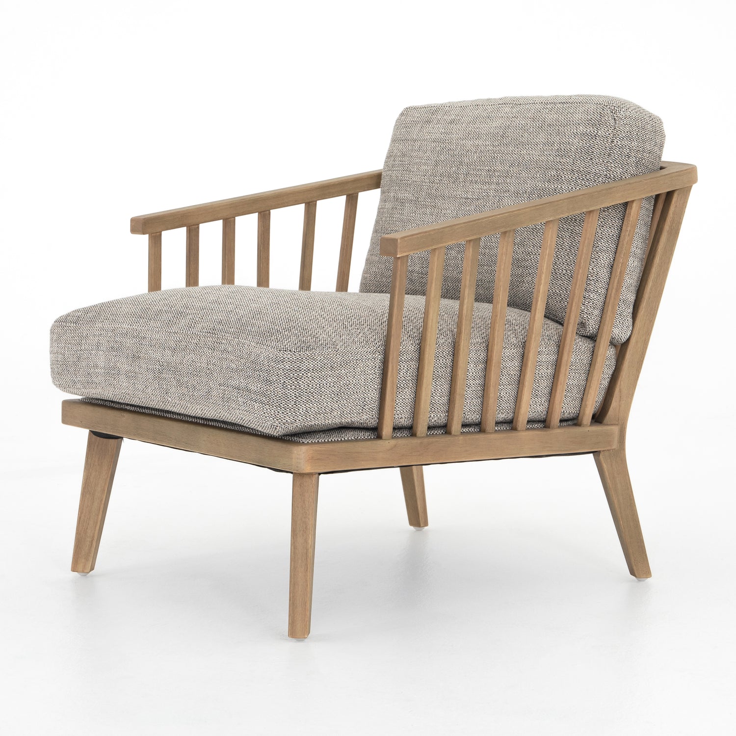Thames Coal Fabric with Natural Parawood | Ariel Chair | Valley Ridge Furniture