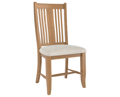 Honey Washed and Fabric TB | Canadel Core Dining Chair 2250 | Valley Ridge Furniture