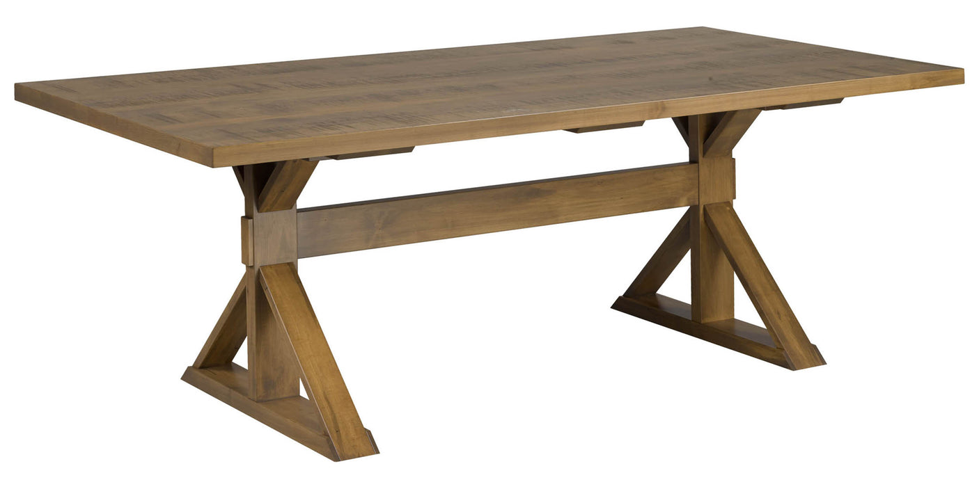 Table as Shown | Cardinal Woodcraft Dalvik Dining Table | Valley Ridge Furniture
