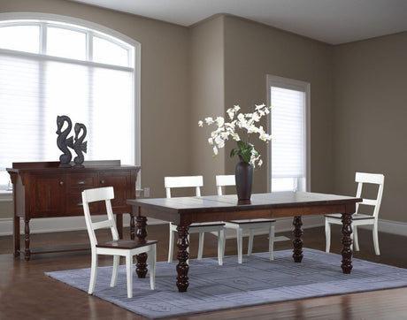 Chair as Shown | Cardinal Woodcraft Plato Dining Chair | Valley Ridge Furniture