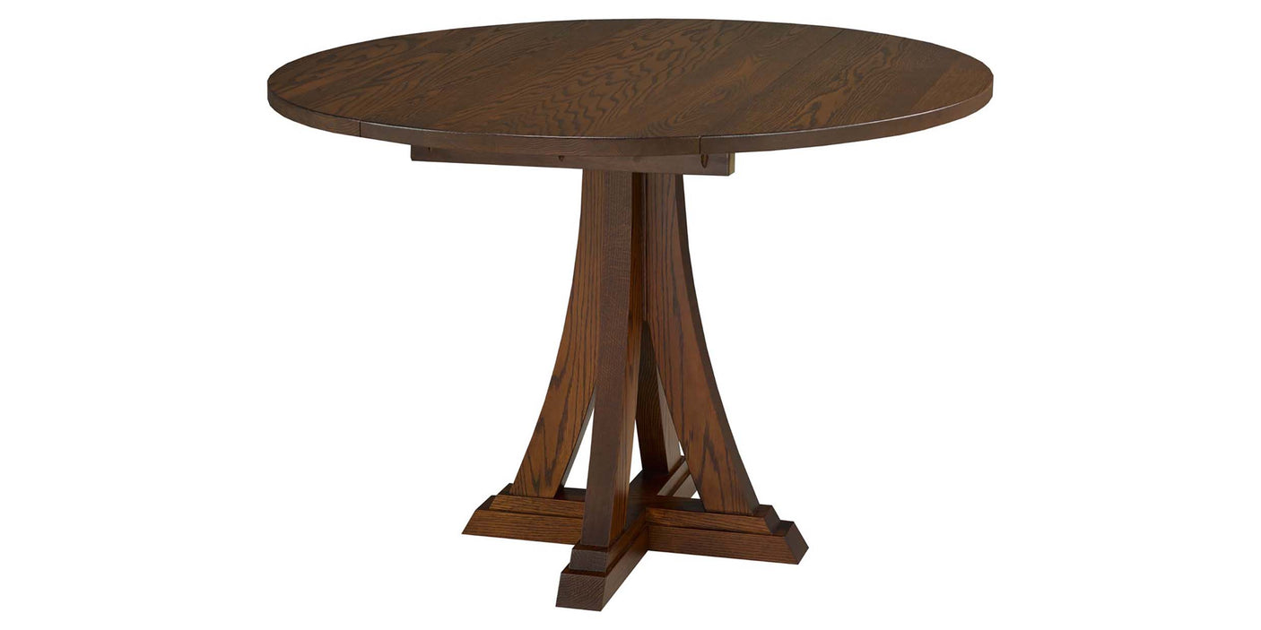 Table as Shown | Cardinal Woodcraft Eiffel Drop Leaf Dining Table | Valley Ridge Furniture