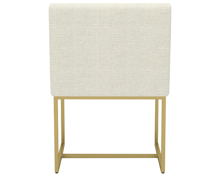 GL Metal Gold & Fabric TW | Canadel Modern Dining Chair | Valley Ridge Furniture