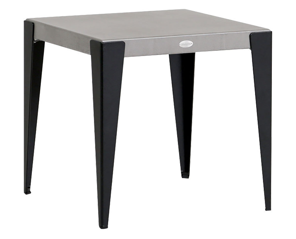 End Table w/Aluminum Top | Ratana Genval Collection | Valley Ridge Furniture