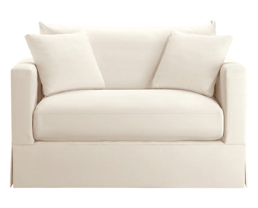 White Fabric | Camden Breeze Chair & 1/2 | Valley Ridge Furniture
