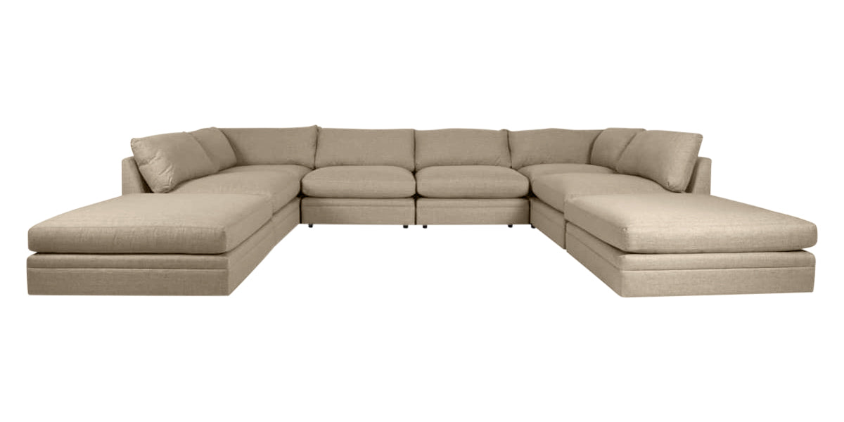 Dayo Fabric Linen | Camden Big Easy 5-Piece Sectional | Valley Ridge Furniture