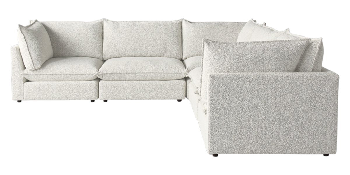 Burbank Fabric Cream | Camden Cameron 5-Piece Corner Sofa | Valley Ridge Furniture