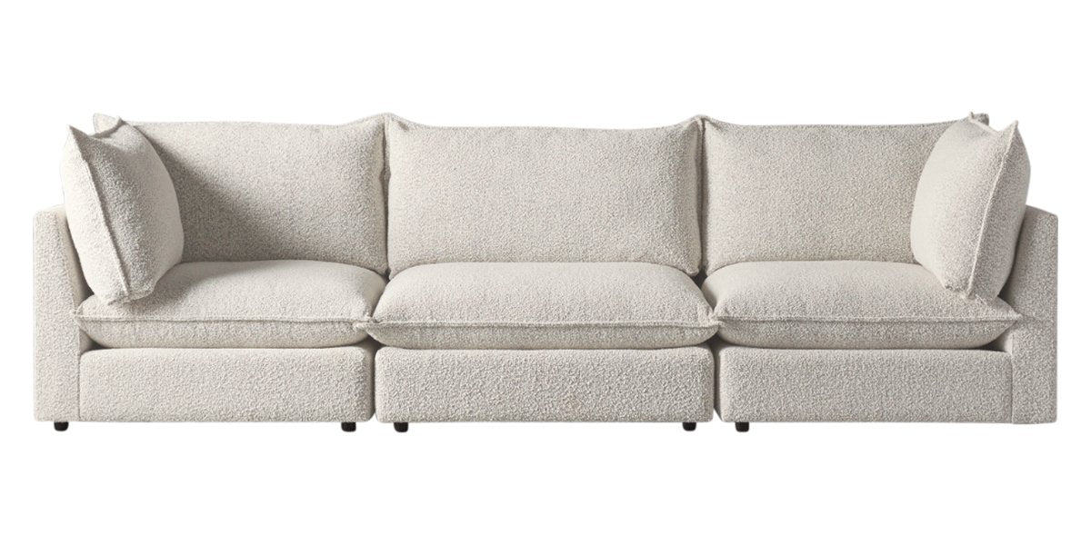 Burbank Fabric Sand | Camden Cameron 3-Piece Sectional | Valley Ridge Furniture