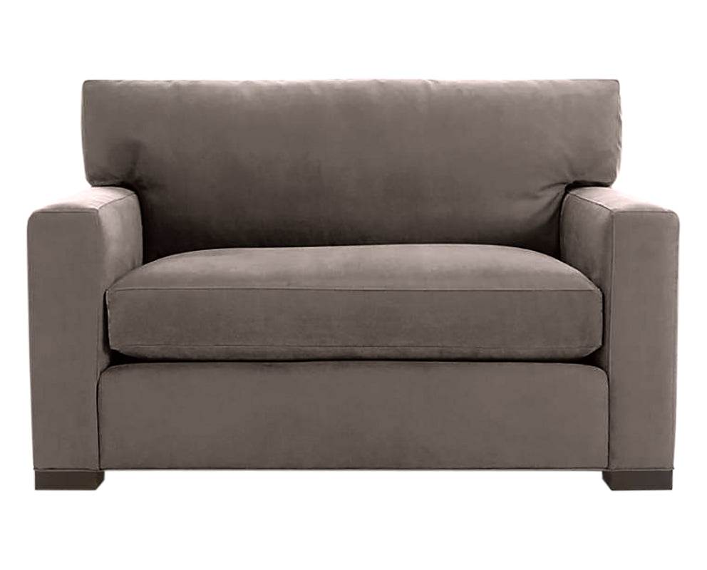 Vertual Fabric Cafe with Fossil Hardwood | Camden Axel Chair & 1/2 | Valley Ridge Furniture