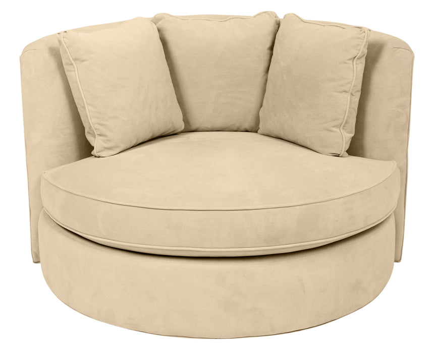 View Fabric Wheat | Camden Cuddle Chair | Valley Ridge Furniture