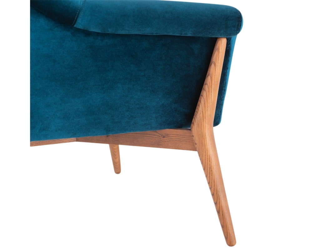 Nuevo Fabric Midnight Blue | Nuevo Living Charlize Chair | Valley Ridge Furniture