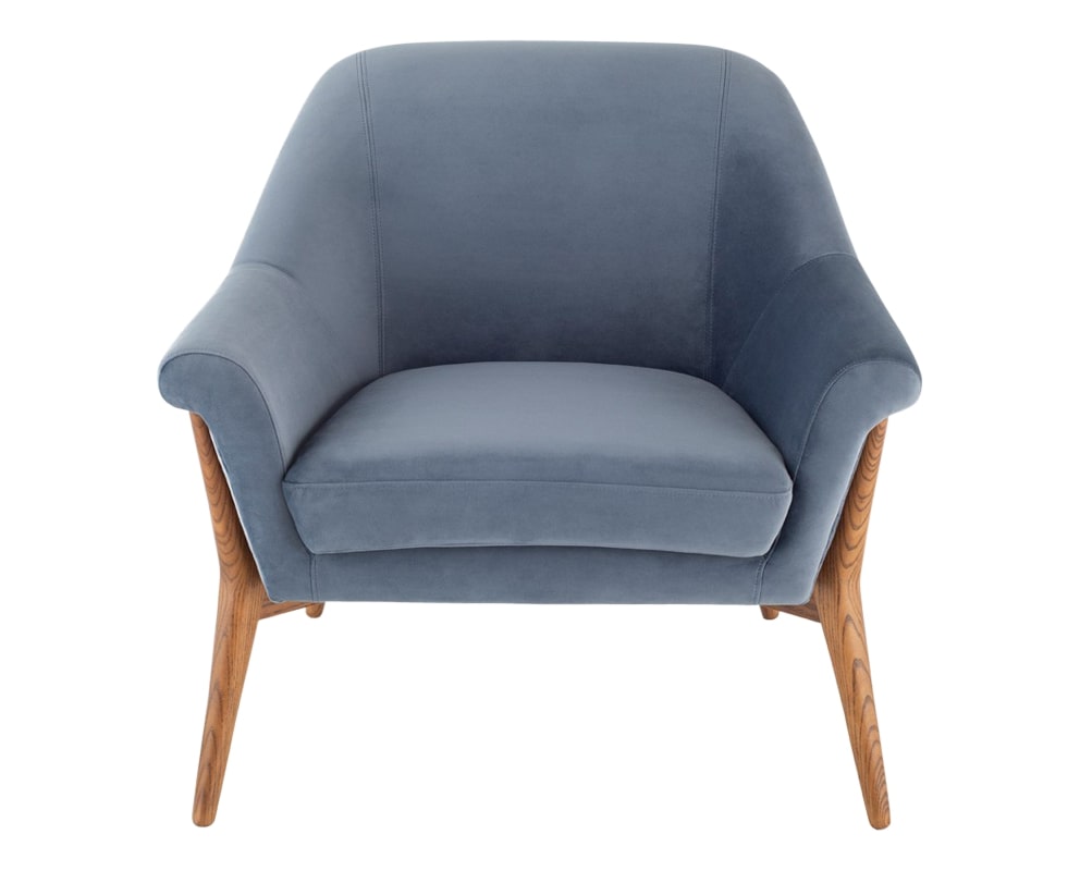 Nuevo Fabric Dusty Blue | Nuevo Living Charlize Chair | Valley Ridge Furniture