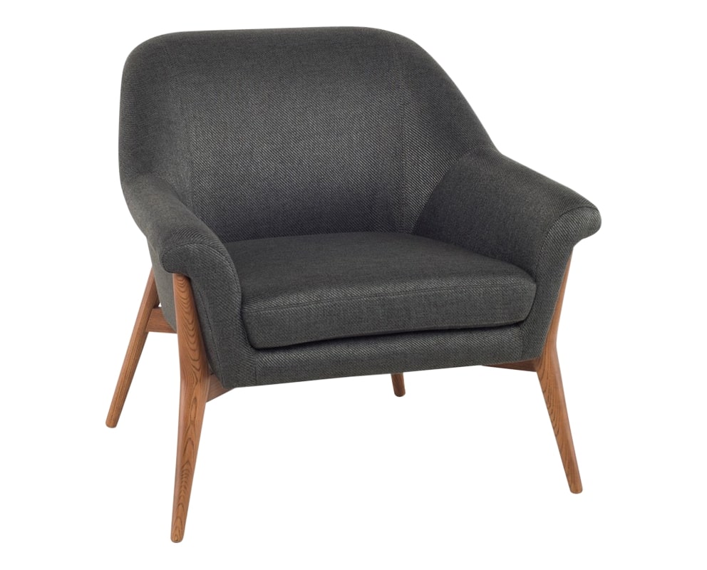 Nuevo Fabric Storm Grey | Nuevo Living Charlize Chair | Valley Ridge Furniture