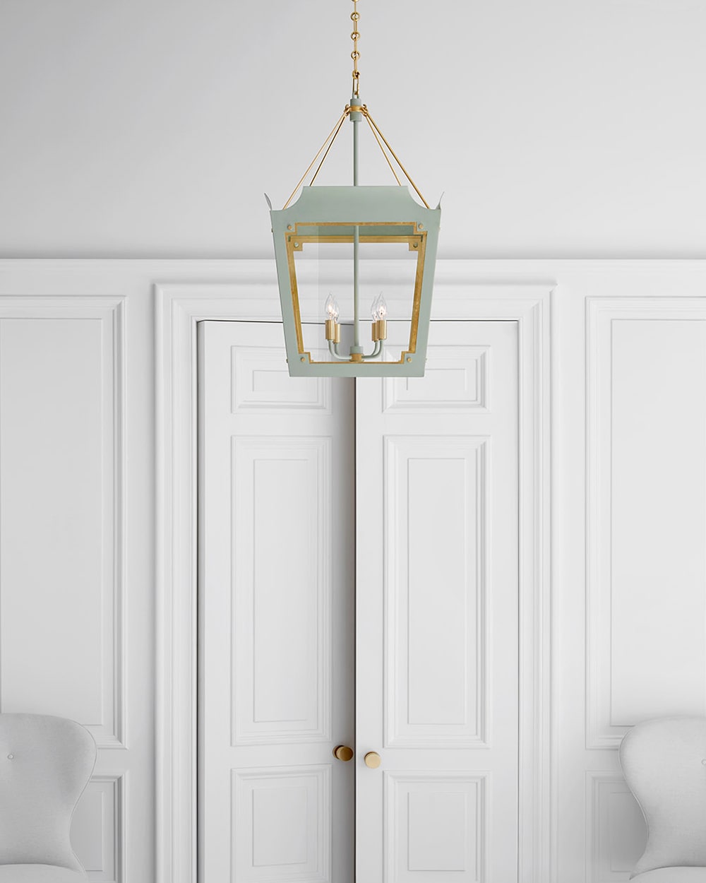 Celadon & Gild | Caddo Medium Lantern | Valley Ridge Furniture