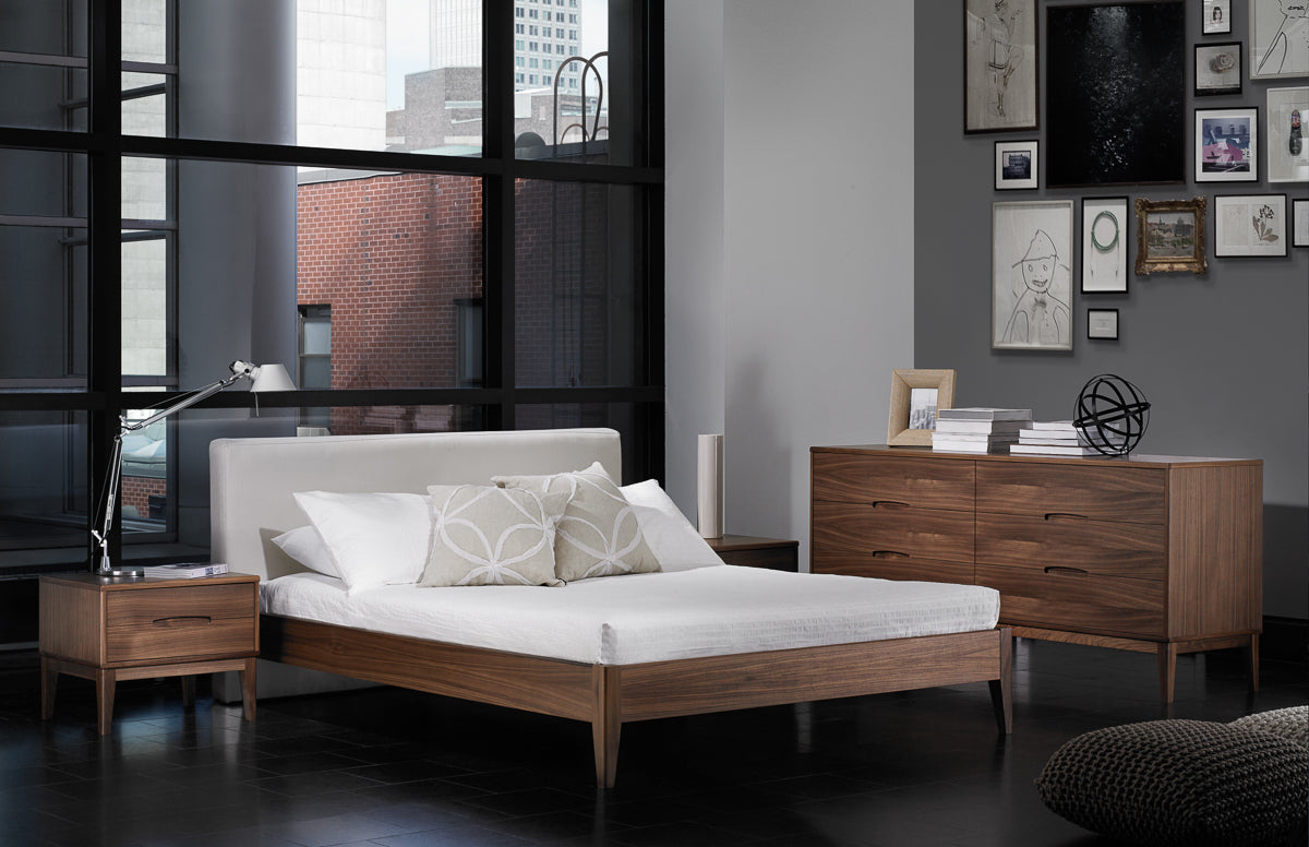 Natural Walnut | Mobican Leila Double Dresser | Valley Ridge Furniture
