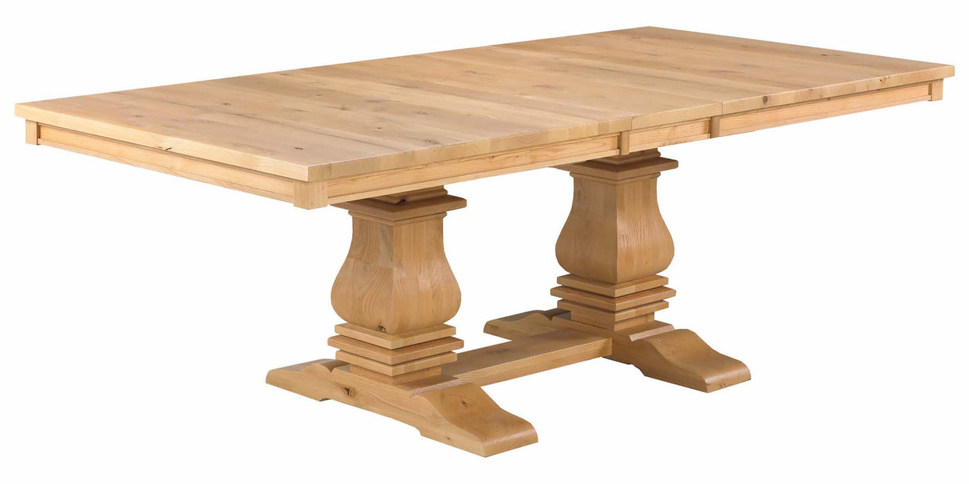 Table as Shown | Cardinal Woodcraft Mediterranean Dining Table | Valley Ridge Furniture