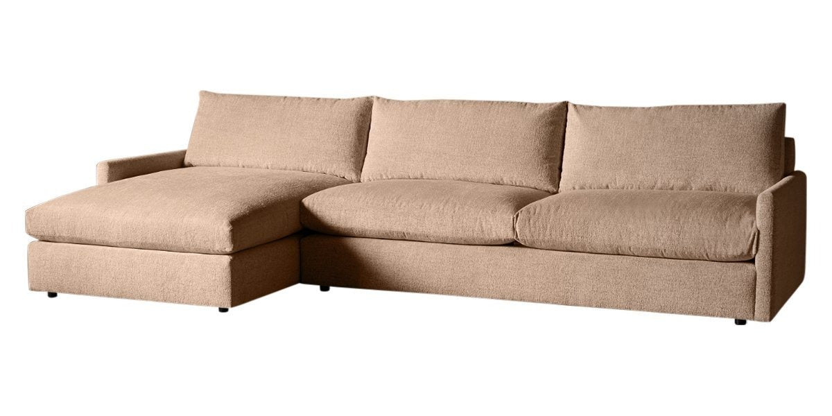 Plush Fabric Twine | Camden Sarah Sectional w/Chaise | Valley Ridge Furniture
