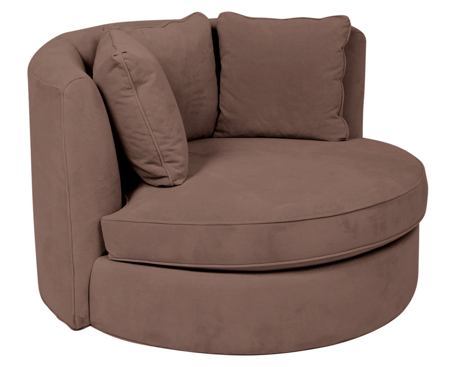 View Fabric Amethyst | Camden Cuddle Chair | Valley Ridge Furniture