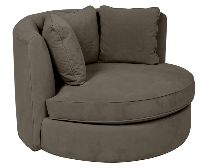 View Fabric Otter | Camden Cuddle Chair | Valley Ridge Furniture