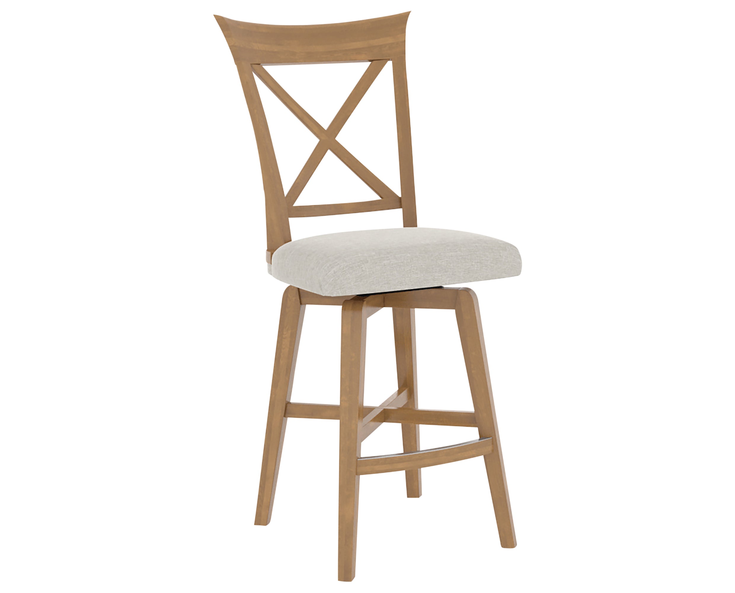 Honey Washed and Fabric TB | Canadel Core Counter Stool 7258 | Valley Ridge Furniture