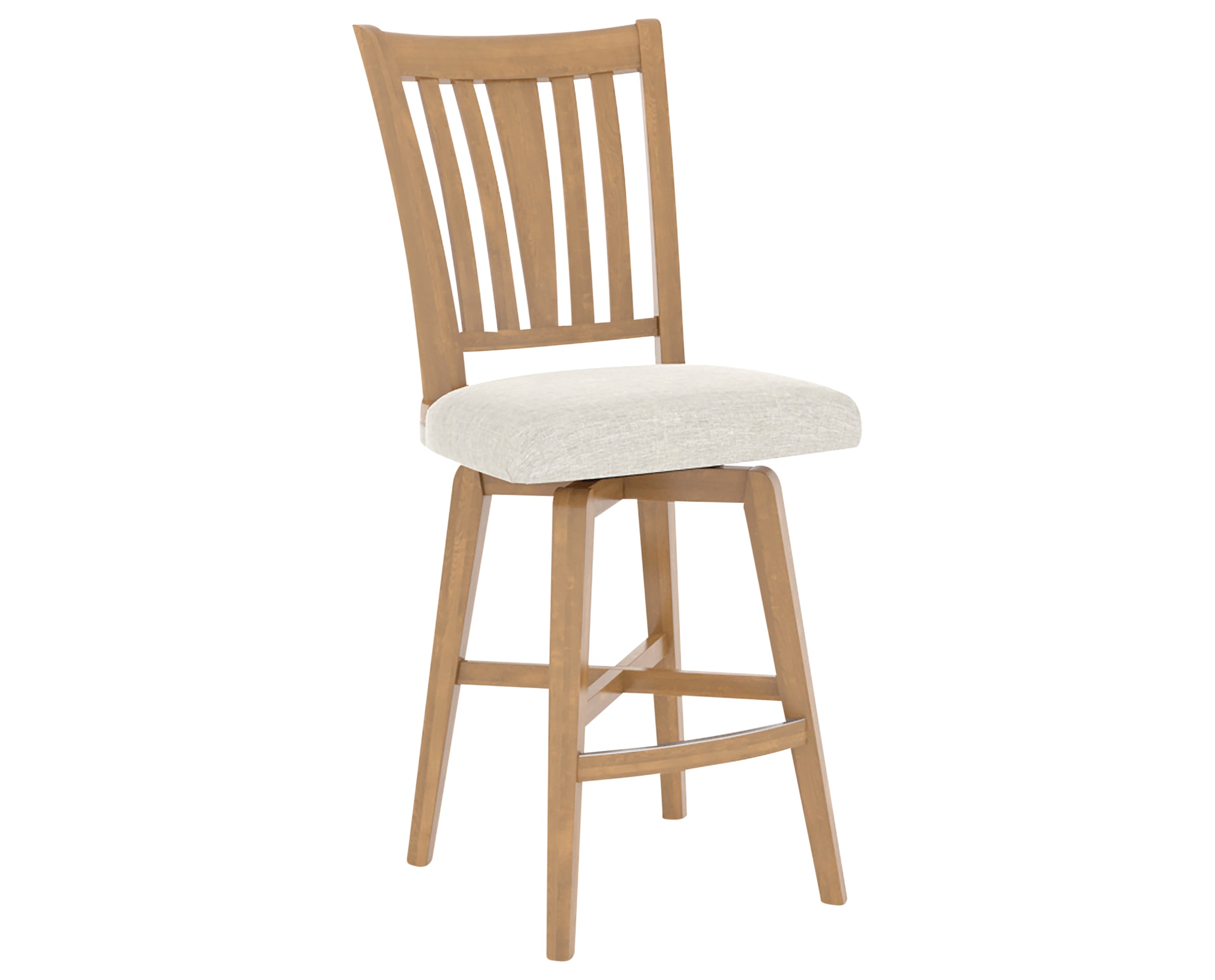 Honey Washed and Fabric TB | Canadel Core Counter Stool 7351 | Valley Ridge Furniture