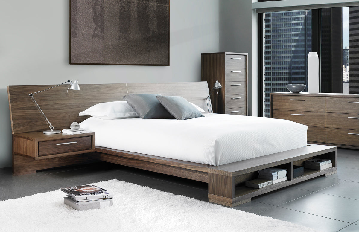 Natural Walnut | Mobican Sonoma Bed | Valley Ridge Furniture