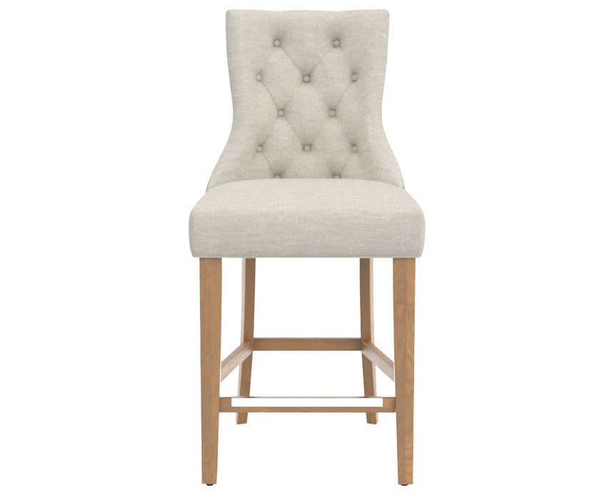 Honey Washed and Fabric TB | Canadel Farmhouse Counter Stool 817A | Valley Ridge Furniture