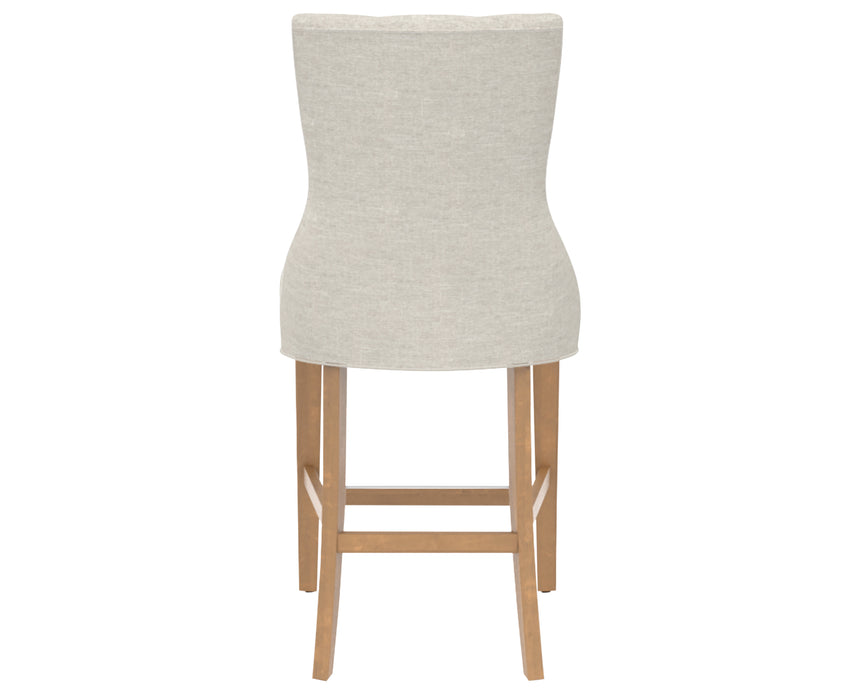 Honey Washed and Fabric TB | Canadel Farmhouse Counter Stool 817A | Valley Ridge Furniture
