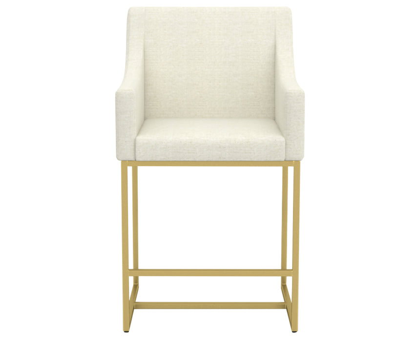 GL Metal Gold & Fabric TW | Canadel Modern Counter Stool 8175 | Valley Ridge Furniture