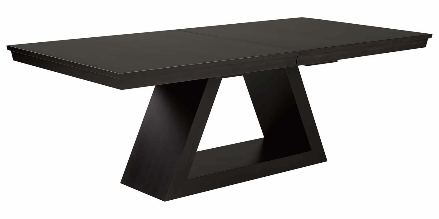 Table as Shown | Cardinal Woodcraft Shard Dining Table | Valley Ridge Furniture