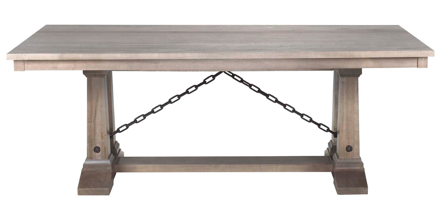 Table as Shown | Cardinal Woodcraft Shechem Dining Table | Valley Ridge Furniture