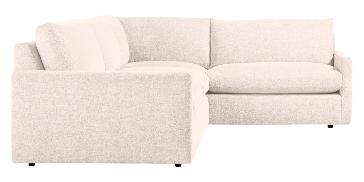 Plush Fabric Ivory | Camden Sarah L Sectional | Valley Ridge Furniture