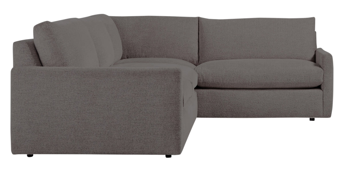 Plush Fabric Bark | Camden Sarah L Sectional | Valley Ridge Furniture