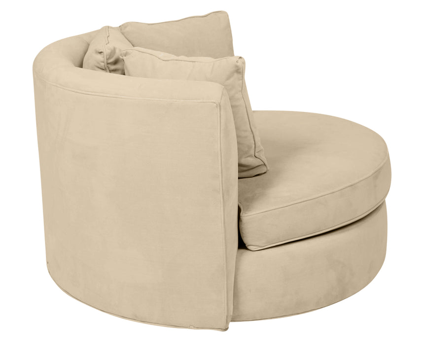 View Fabric Wheat | Camden Cuddle Chair | Valley Ridge Furniture