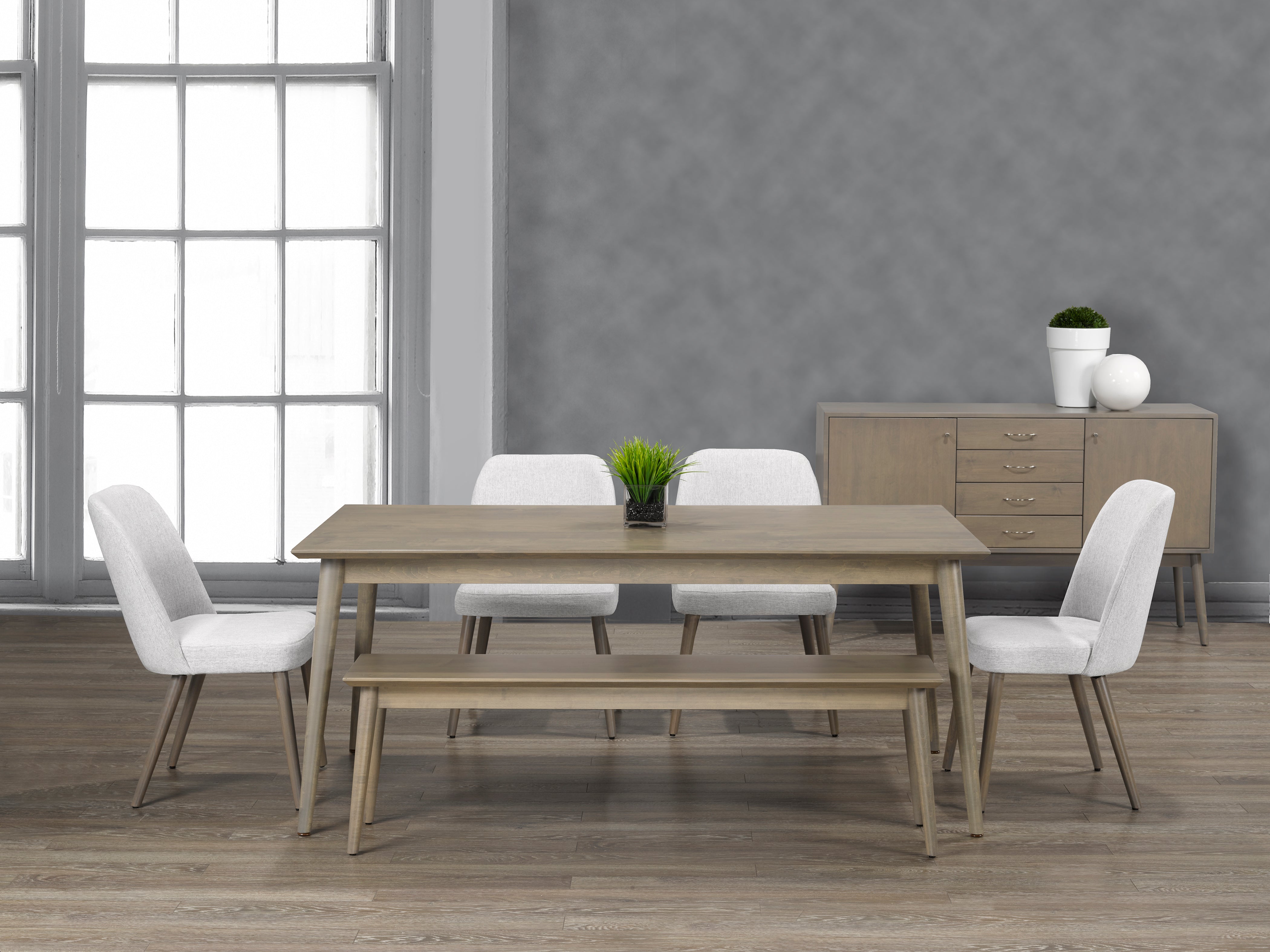 Table as Shown | Cardinal Woodcraft Simo Dining Table | Valley Ridge Furniture