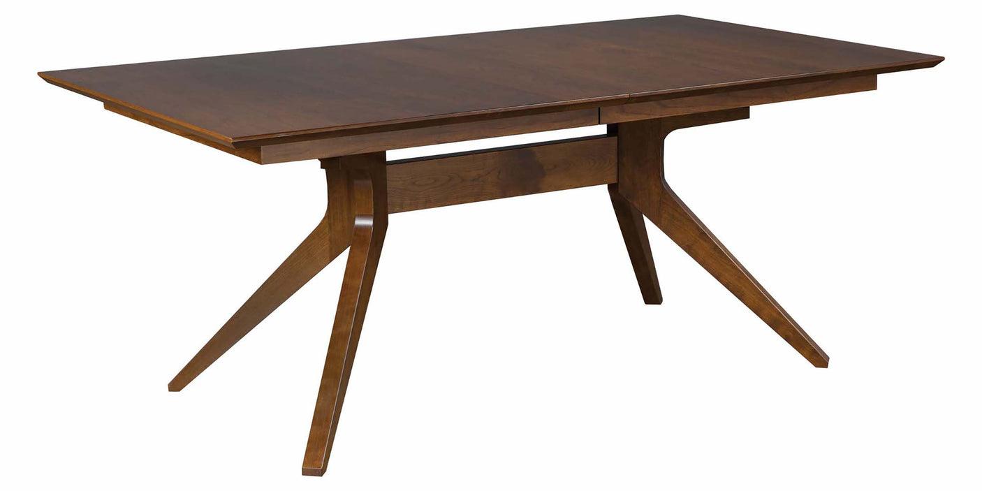 Table as Shown | Cardinal Woodcraft Skagen Dining Table | Valley Ridge Furniture