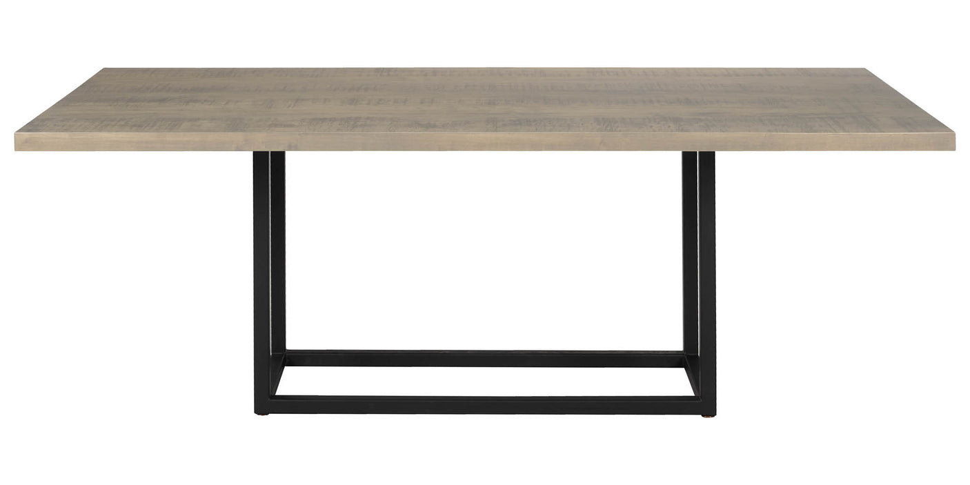 Table as Shown | Cardinal Woodcraft Skien Dining Table | Valley Ridge Furniture