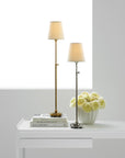 Hand-Rubbed Antique Brass and Natural Paper | Bryant Table Lamp | Valley Ridge Furniture