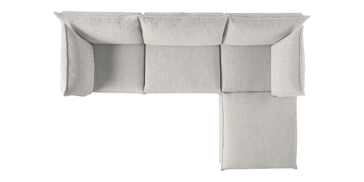 Burbank Fabric Sand | Camden Cameron 4-Piece Sectional | Valley Ridge Furniture