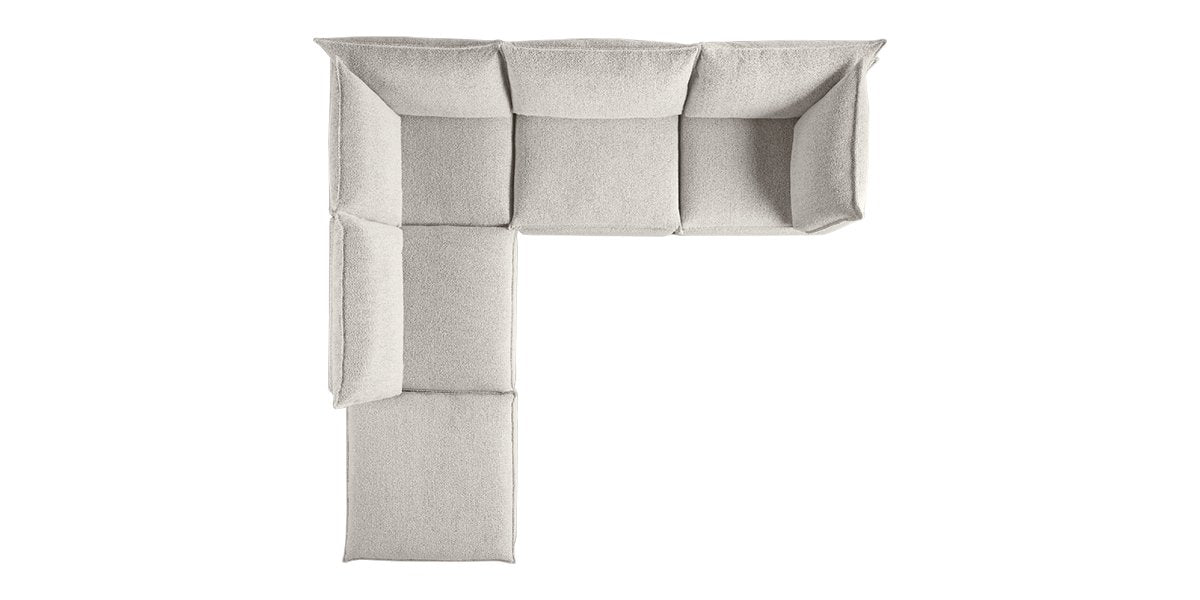 Burbank Fabric Sand | Camden Cameron 5-Piece Sectional | Valley Ridge Furniture