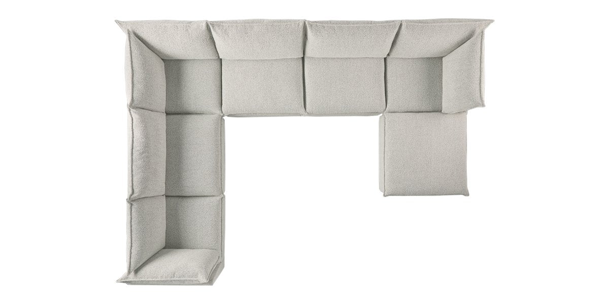 Burbank Fabric Sand | Camden Cameron 7-Piece Sectional | Valley Ridge Furniture