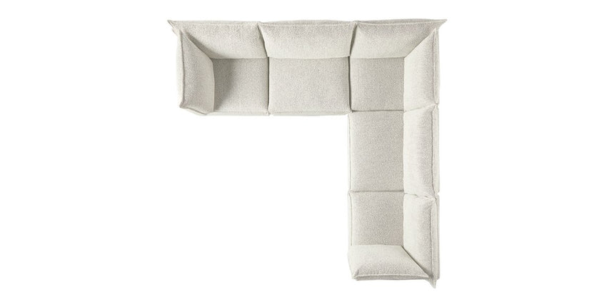 Burbank Fabric Cream | Camden Cameron 5-Piece Corner Sofa | Valley Ridge Furniture