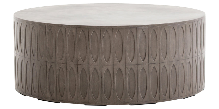 Grey Concrete | Colorado Drum Coffee Table | Valley Ridge Furniture