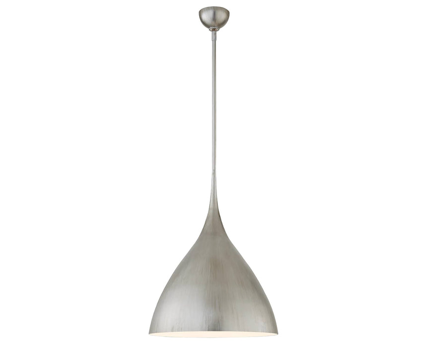 Burnished Silver Leaf | Agnes Medium Pendant | Valley Ridge Furniture