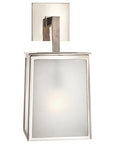 Polished Nickel & Frosted Glass | Ojai Large Sconce | Valley Ridge Furniture