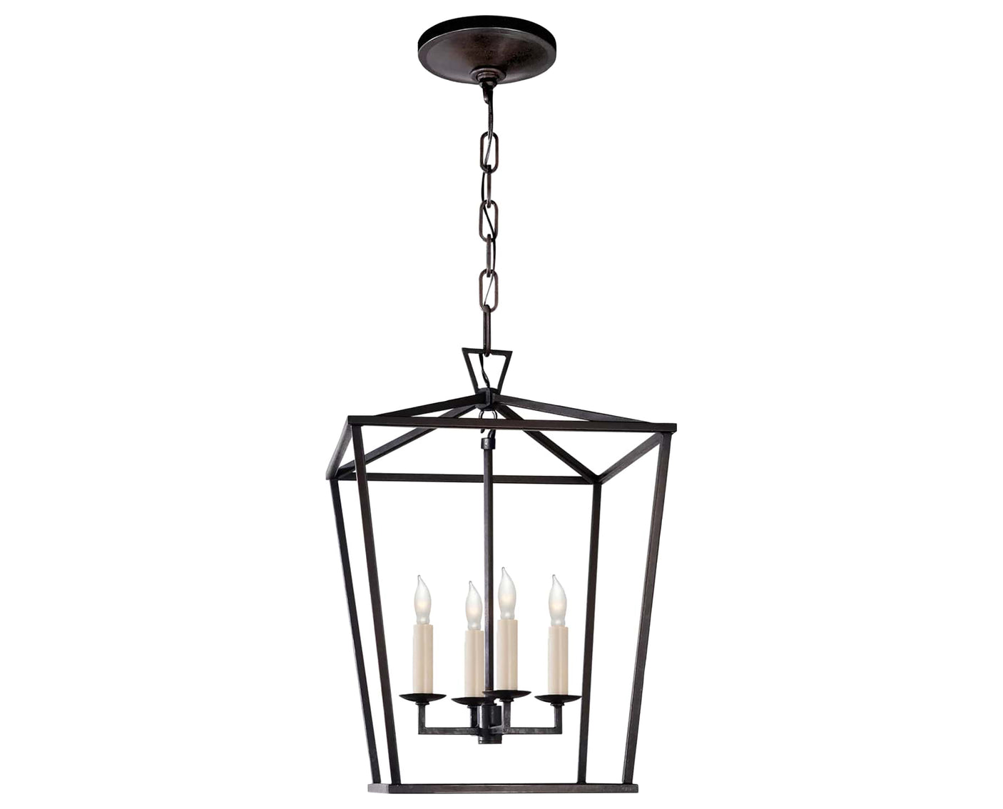 Aged Iron | Darlana Small Lantern | Valley Ridge Furniture