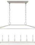 Polished Nickel | Darlana Large Linear Lantern | Valley Ridge Furniture
